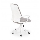 Кресло компьютерное HALMAR SPIN 2 белый/светло-серый